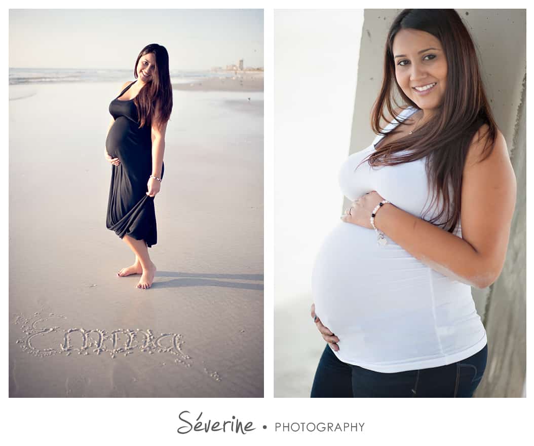 Pregnancy photos at Jacksonville beach