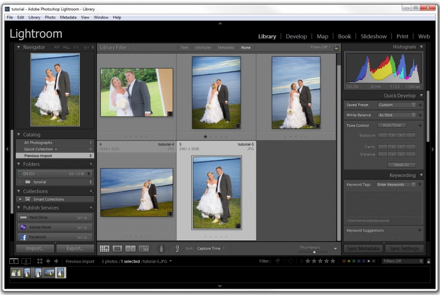 How to straighten in Lightroom