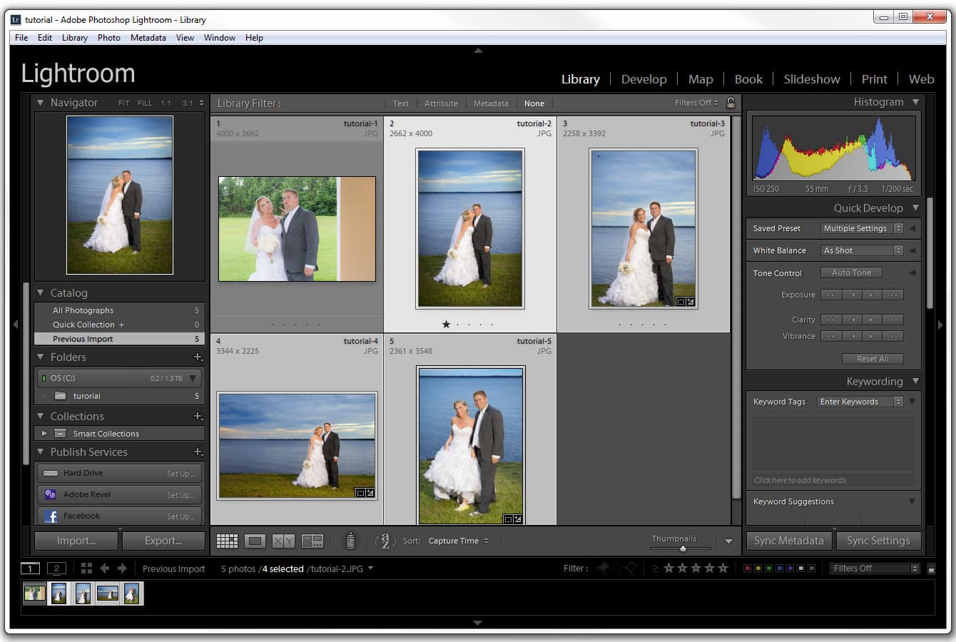 How to straighten in Lightroom