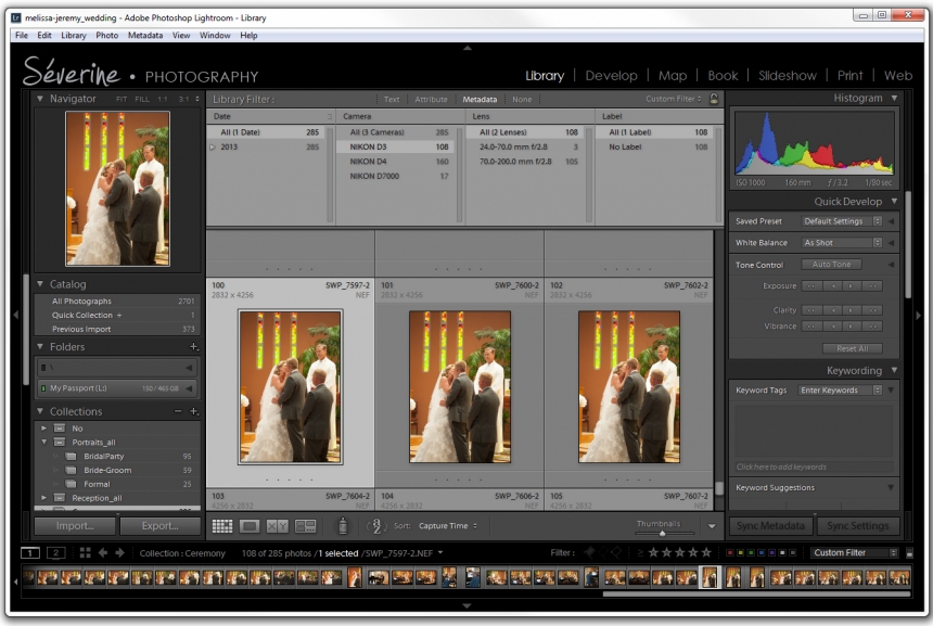 Severine Photography | How to synchronize your capture time in Lightroom