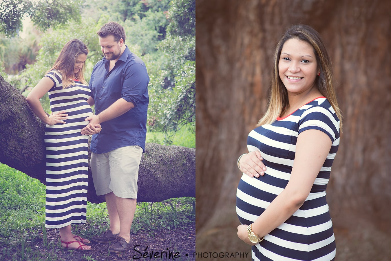 Maternity pictures at Treaty Oak Park Jacksonville