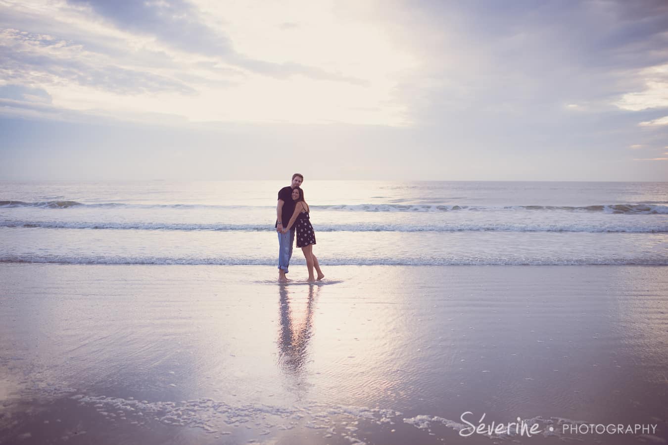 Jacksonville Beach Pictures with dog