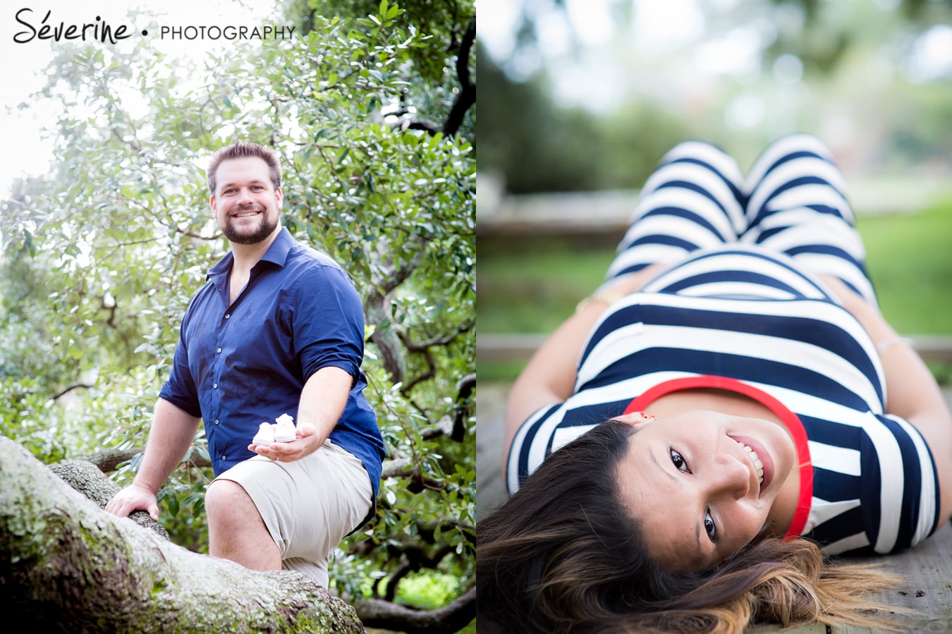 Maternity pictures at Treaty Oak Park Jacksonville