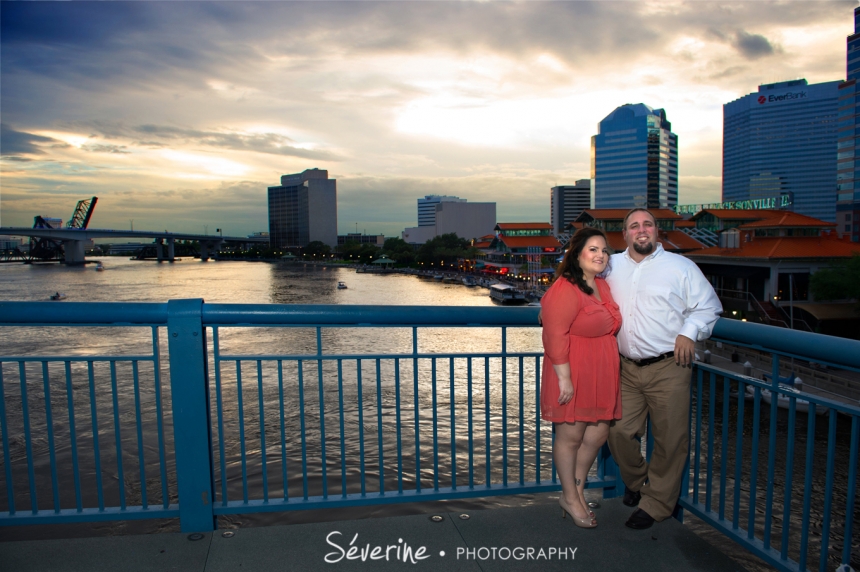 Downtown Jacksonville Engagement Photography