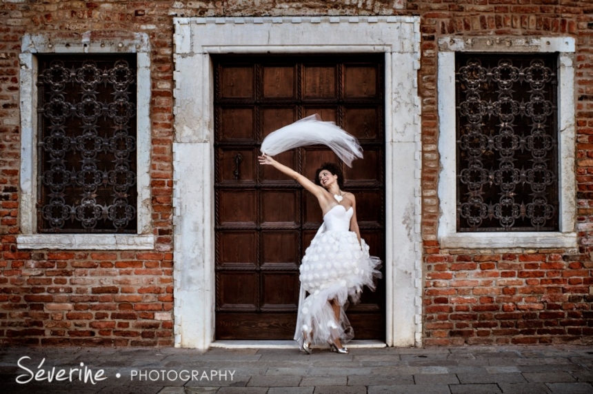 bride in Venice