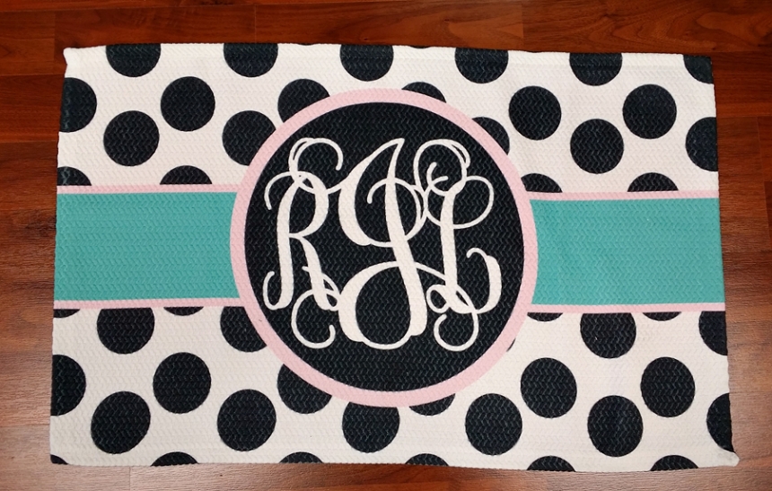 Jacksonville Wedding Photographer - monogram rug