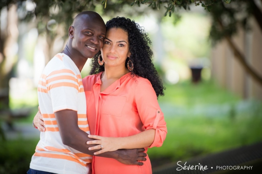 Outside engagement photos