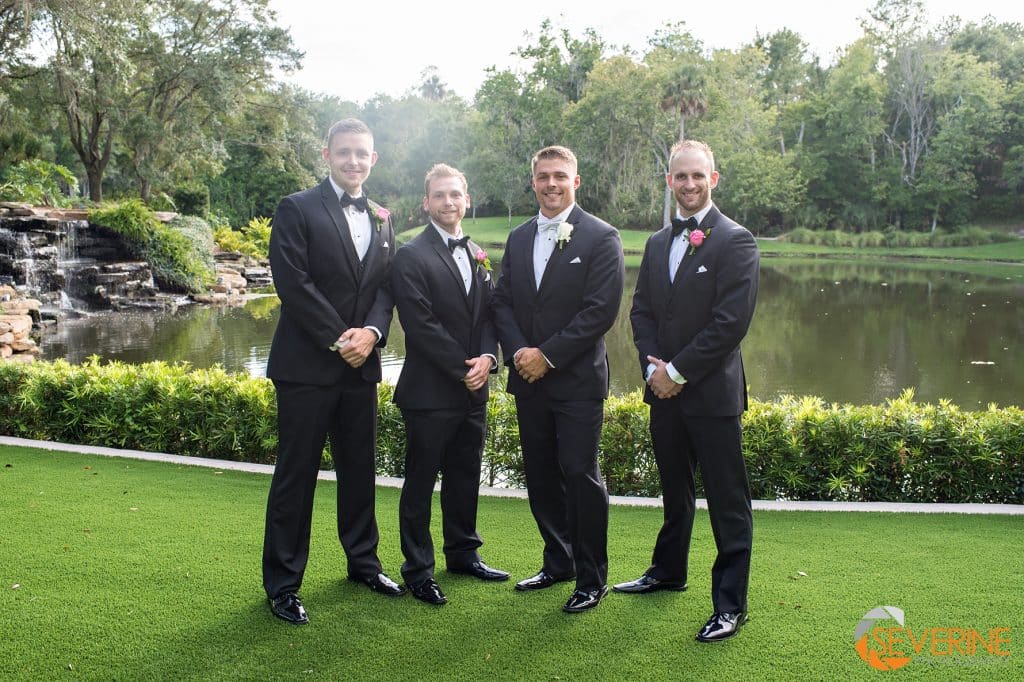 groomsmen at sawgrass