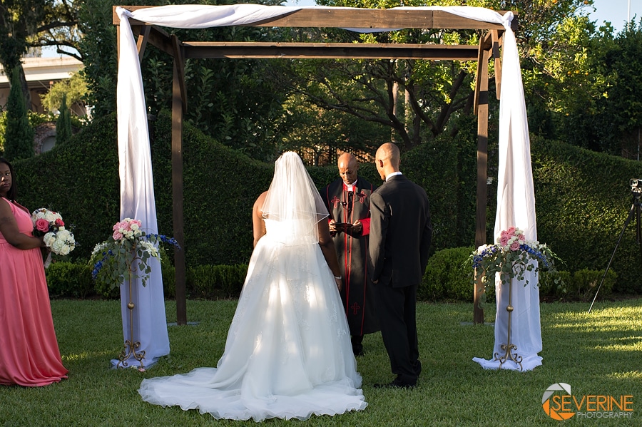 Wedding at the Cummer Museum garden