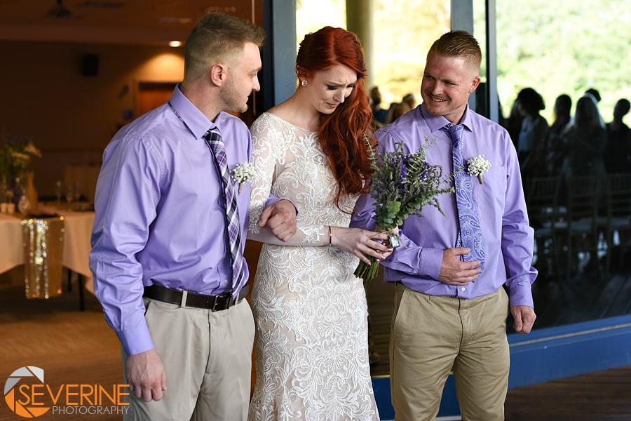 purple bridalparty wedding unf