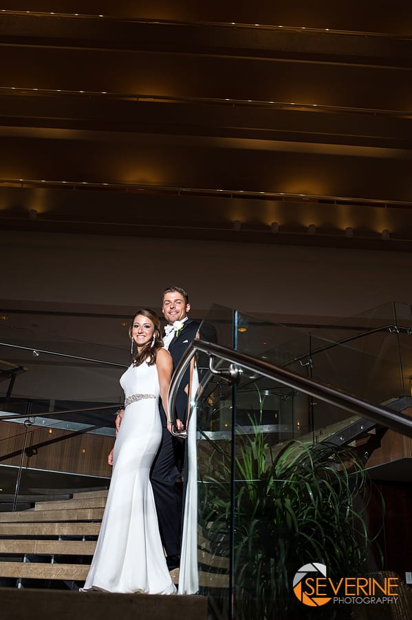 Couple picture at a wedding at sawgrass marriott