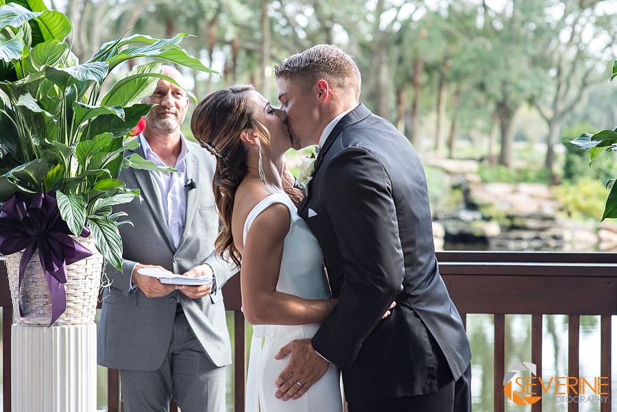 Wedding on the deck at Sawgrass Marriott