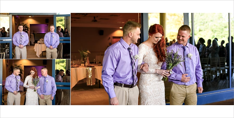 Lavender Themed Wedding - bride crying